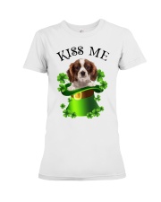 Lucky Kiss - Cavalier King Charles Spaniel 2 Premium Fit Ladies Tee tile