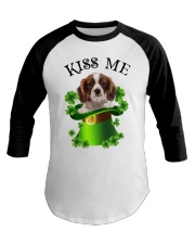 Lucky Kiss - Cavalier King Charles Spaniel 2 Baseball Tee tile