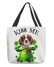 Lucky Kiss - Cavalier King Charles Spaniel 2 All-Over Tote tile