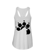 Dog Foot - Shetland Sheepdog Ladies Flowy Tank tile