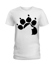 Dog Foot - Shetland Sheepdog Ladies T-Shirt tile