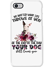 At The End - Bull Terrier 2 Phone Case tile