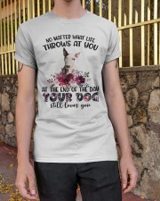 At The End - Bull Terrier 2 Classic T-Shirt apparel-classic-tshirt-lifestyle-21