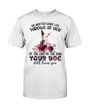At The End - Bull Terrier 2 Classic T-Shirt front