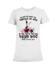 At The End - Bull Terrier 2 Premium Fit Ladies Tee tile
