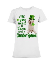Lucky Need - Clumber Spaniel Premium Fit Ladies Tee tile