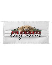 Blessed Dog Mom - CREAM Lng-haired Dachshund Mask tile
