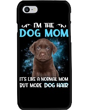 Dog Hair - CHOCOLATE Labrador Phone Case tile