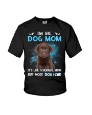 Dog Hair - CHOCOLATE Labrador Youth T-Shirt tile
