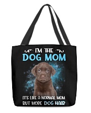 Dog Hair - CHOCOLATE Labrador All-Over Tote tile