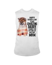 Father Day - Shiba Inu Sleeveless Tee tile