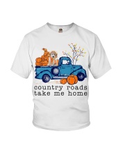 Blue Car - Great Pyrenees 1 Youth T-Shirt tile
