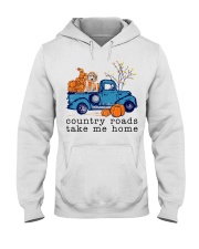 Blue Car - Great Pyrenees 1 Hooded Sweatshirt tile