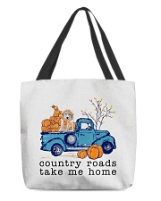 Blue Car - Great Pyrenees 1 All-Over Tote tile