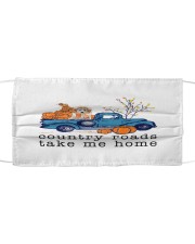 Blue Car - Great Pyrenees 1 Mask tile