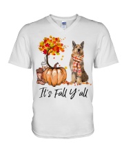It Is Fall Berger Picard V-Neck T-Shirt tile