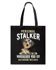 Personal Stalker - Morkie Tote Bag tile