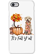 It is Fall - Goldendoodle 2 Phone Case tile