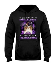 Instructions - Japanese Chin 1 Hooded Sweatshirt tile