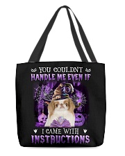 Instructions - Japanese Chin 1 All-Over Tote tile