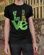 Lucky LOVE - German Shepherd 1 Classic T-Shirt apparel-classic-tshirt-lifestyle-21