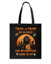 Good Treat - BLACK Dachshund Tote Bag tile