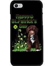 Gold Grass - CHOCOLATE goldendoodle Phone Case tile