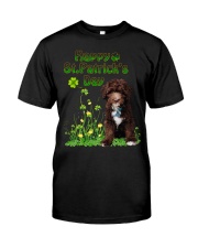 Gold Grass - CHOCOLATE goldendoodle Classic T-Shirt front