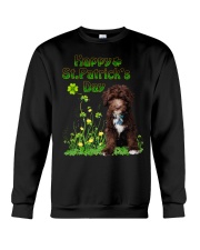Gold Grass - CHOCOLATE goldendoodle Crewneck Sweatshirt tile