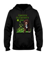Gold Grass - CHOCOLATE goldendoodle Hooded Sweatshirt tile