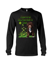 Gold Grass - CHOCOLATE goldendoodle Long Sleeve Tee tile