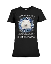 Hate People - Samoyed Premium Fit Ladies Tee tile