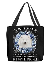 Hate People - Samoyed All-Over Tote tile