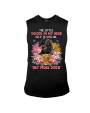 The Little - BLACK Dachshund Sleeveless Tee tile