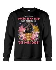 The Little - BLACK Dachshund Crewneck Sweatshirt tile