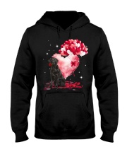 Valentine Balloon - Flat-coated Retriever Hooded Sweatshirt tile