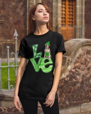 Lucky LOVE - American Bulldog 1 Classic T-Shirt apparel-classic-tshirt-lifestyle-06