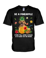 Pineapple - Boerboel V-Neck T-Shirt tile