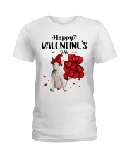 Gnome Hat - Bull Terrier 2 Ladies T-Shirt tile