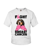 Fight Cancer - Bluetick Coonhound Youth T-Shirt tile