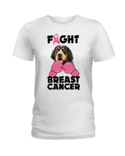 Fight Cancer - Bluetick Coonhound Ladies T-Shirt tile