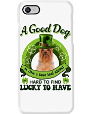 Four Leaf - Silky Terrier Phone Case tile