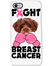 Fight Cancer - RED Schnoodle Phone Case tile