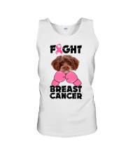 Fight Cancer - RED Schnoodle Unisex Tank tile