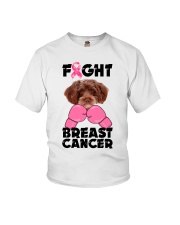 Fight Cancer - RED Schnoodle Youth T-Shirt tile