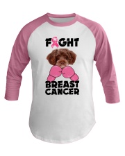 Fight Cancer - RED Schnoodle Baseball Tee tile
