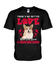 Better Love - Corgi V-Neck T-Shirt tile
