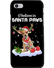 Santa Reindeer - Chihuahua 1 Phone Case tile