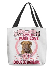 Loyalty - Dogue de Bordeaux All-Over Tote tile