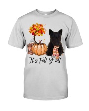 It is Fall - Scottish Terrier Premium Fit Mens Tee tile